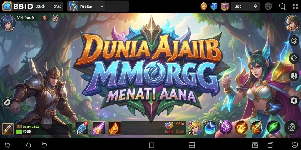 Tangkapan layar permainan 88ID yang menampilkan aksi pertarungan MMORPG.