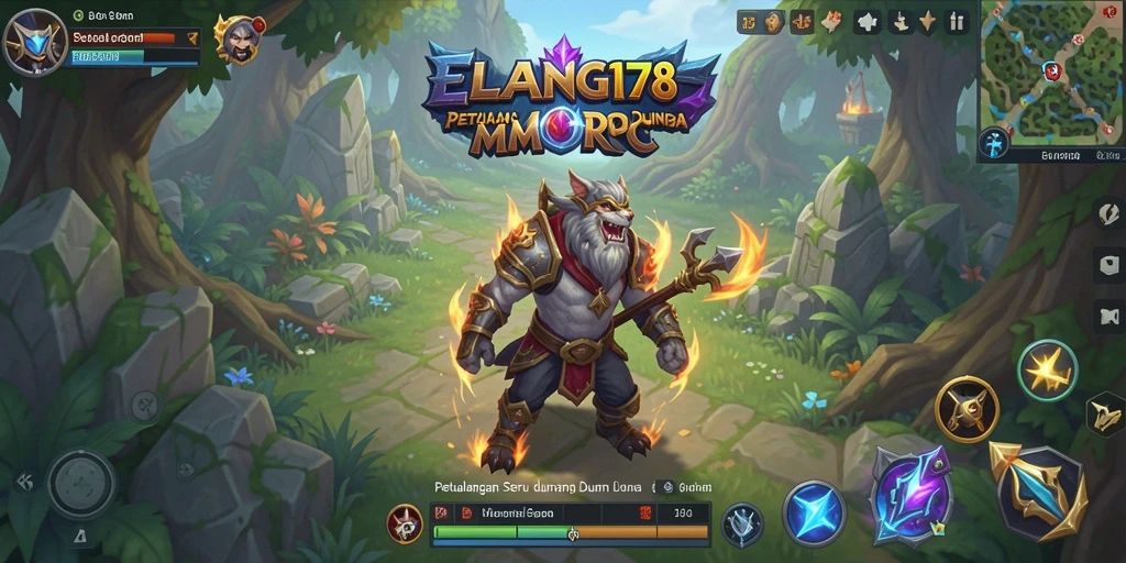 Screenshot menampilkan gameplay seru dari ELANG178 dengan pertempuran epik.