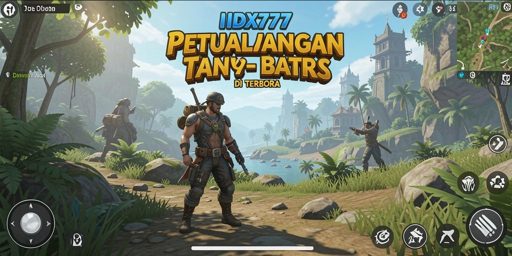 Tampilan gameplay menarik di dunia Open World IDX777.