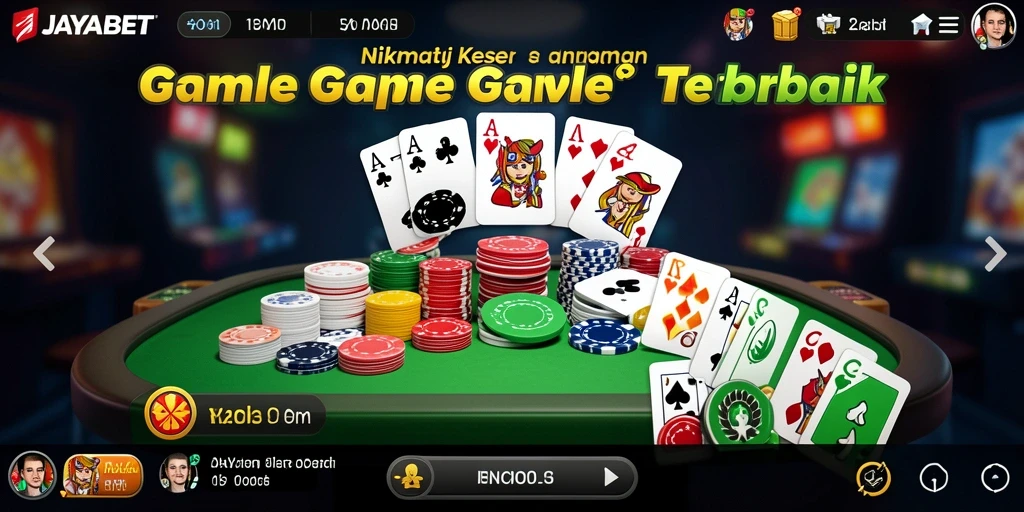 Tampilan screenshot JAYABET menunjukkan keseruan bermain Gaple.
