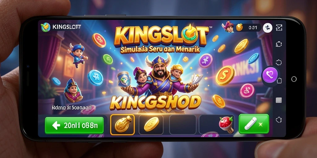 Tampilan grafis memukau dalam gameplay KINGSLOT.