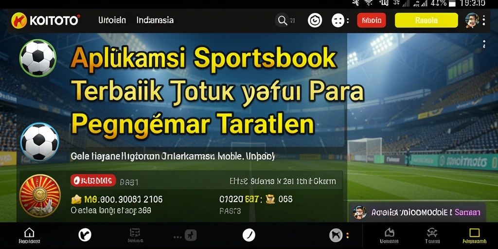 Screenshot utama KOITOTO menampilkan antarmuka taruhan yang menarik.