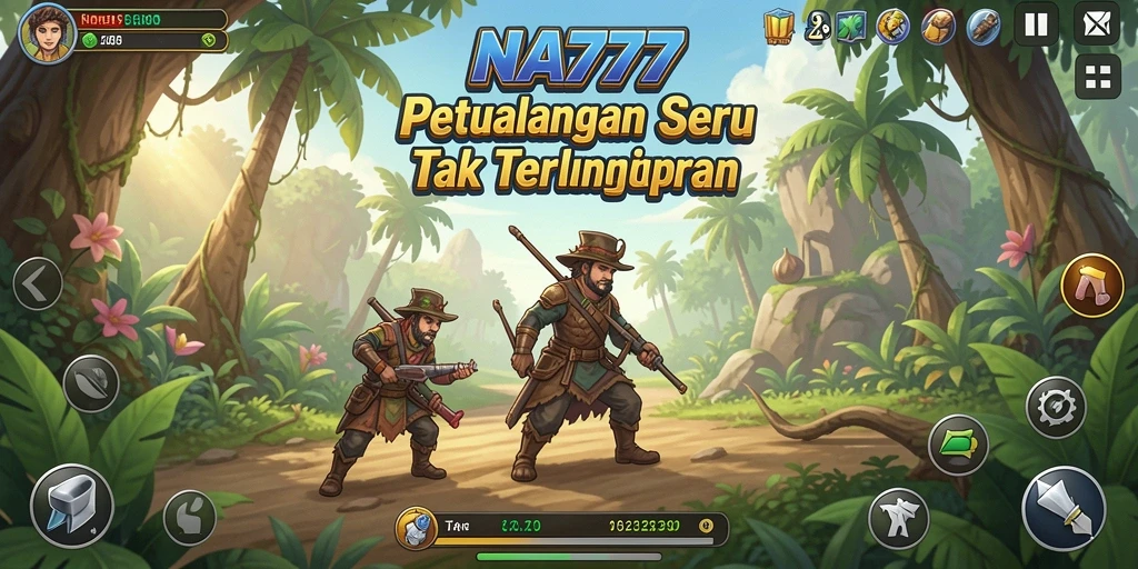 Tampilan gameplay di NA777 dengan grafis memukau.