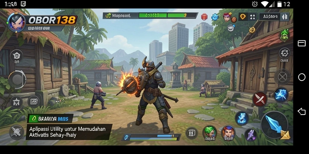 Screenshot utama OBOR138 yang menunjukkan antarmuka aplikasi Utility.
