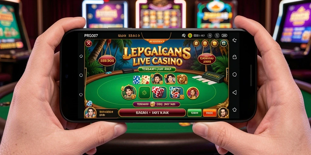 Tampilan gameplay Live Casino yang memukau di PRG007.