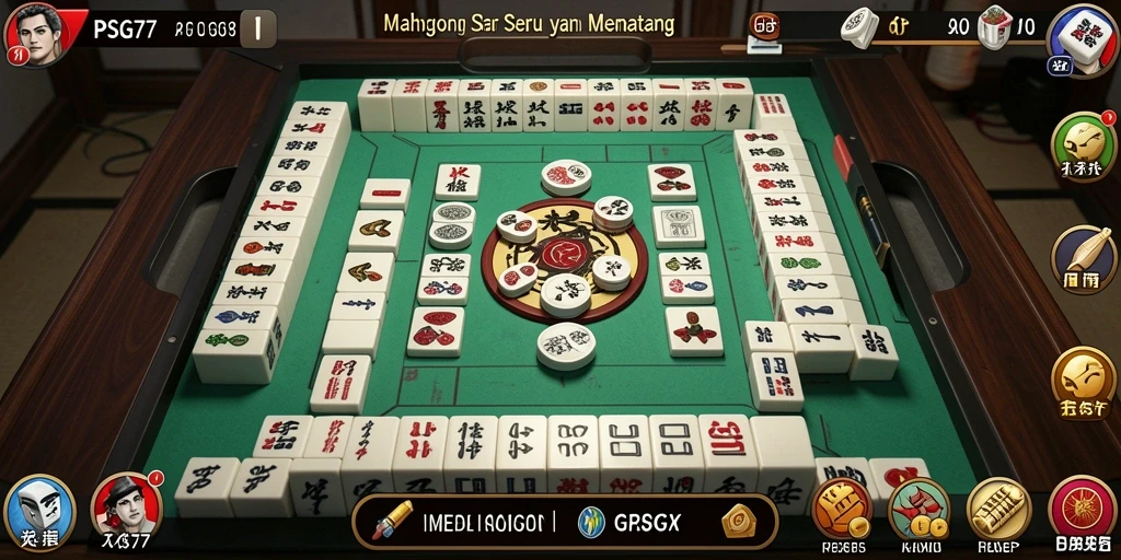 Tampilan gameplay Mahjong yang seru dan menarik di PSG77.