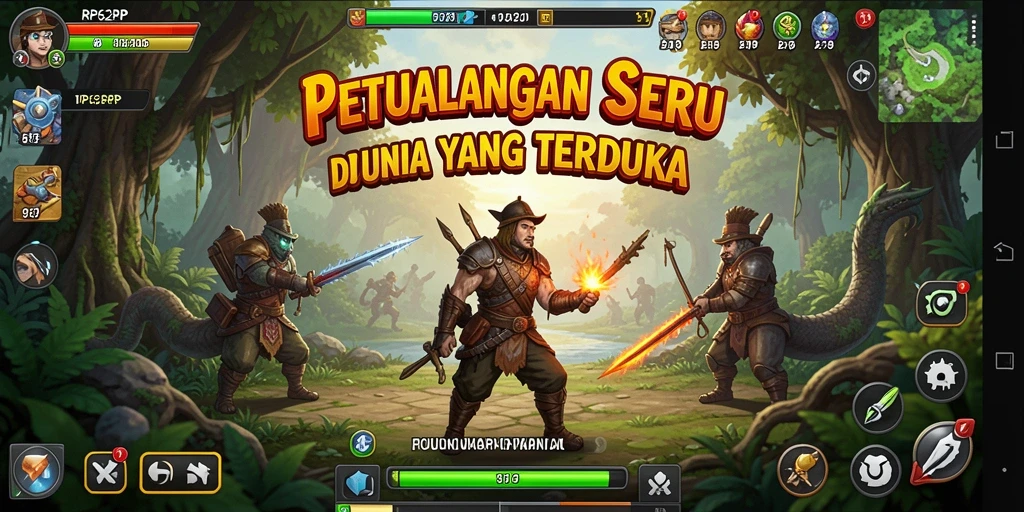 Tampilan gameplay RP62RP yang penuh petualangan dan tantangan.