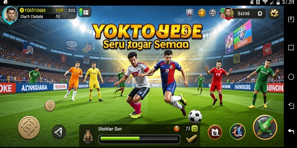 Tampilan gameplay YOKTOGEL saat pertandingan olahraga yang seru.
